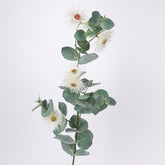 Artificial Eucalyptus Flowering Blossom Spray